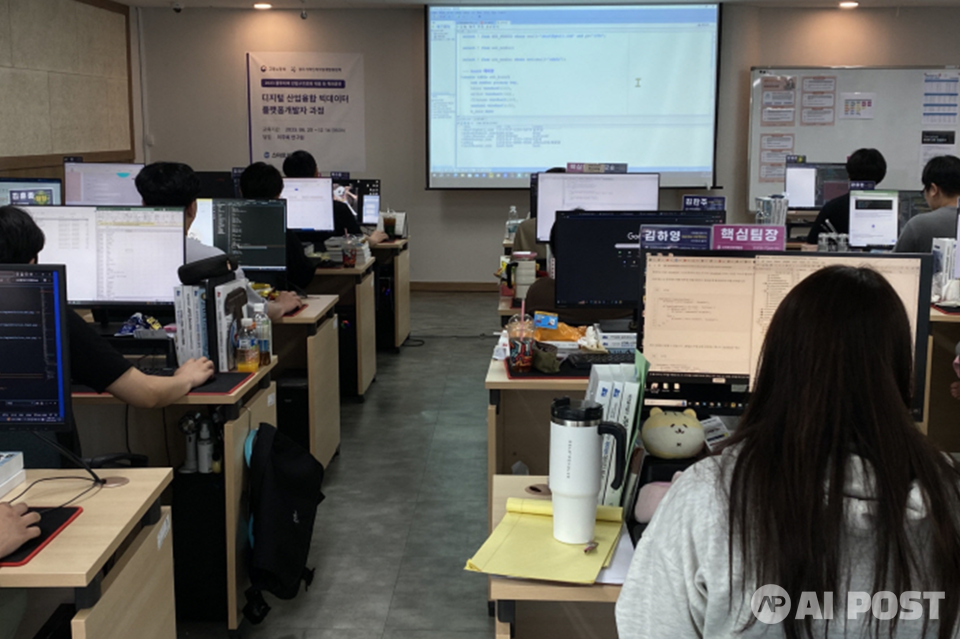 스마트인재개발원이 개최한 AI 원데이 클래스 현장. (사진=스마트인재개발원)