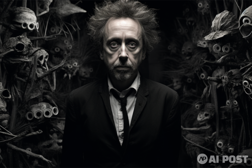 생성형 AI로 만들어낸 팀 버튼 감독. (사진=미드저니)