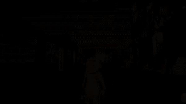 아이들이 직접 그린 아바타가 가상공간에서 움직이고 있다. (사진=나호정 기자)