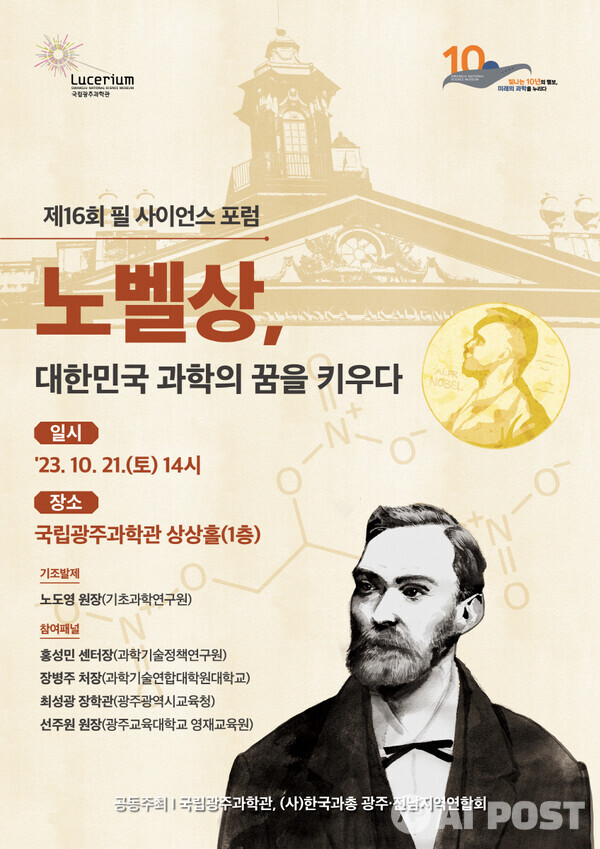 제16회 필 사이언스 포럼 포스터. (사진=국립광주과학관)