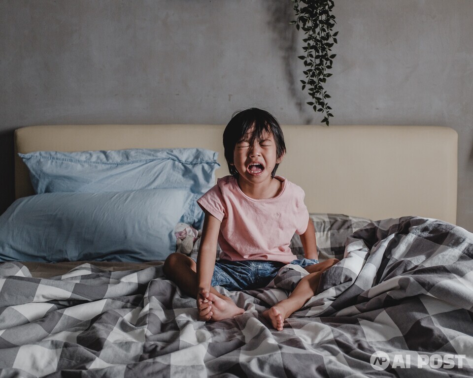 울고 있는 아이의 모습. (사진=엔바토 엘리먼트)