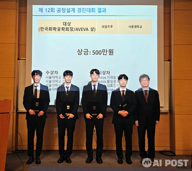 공정설계 경진대회 시상식. (사진=아비바코리아)