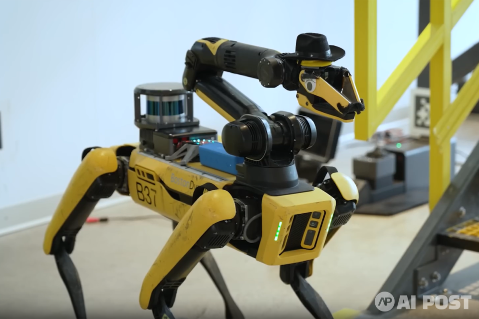 챗GPT를 탑재한 로봇개 '스폿(Spot)'. (사진=보스턴 다이내믹스 유튜브)