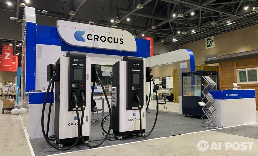 2023 코리아빌드위크에 참가한 크로커스 부스. (사진=크로커스)