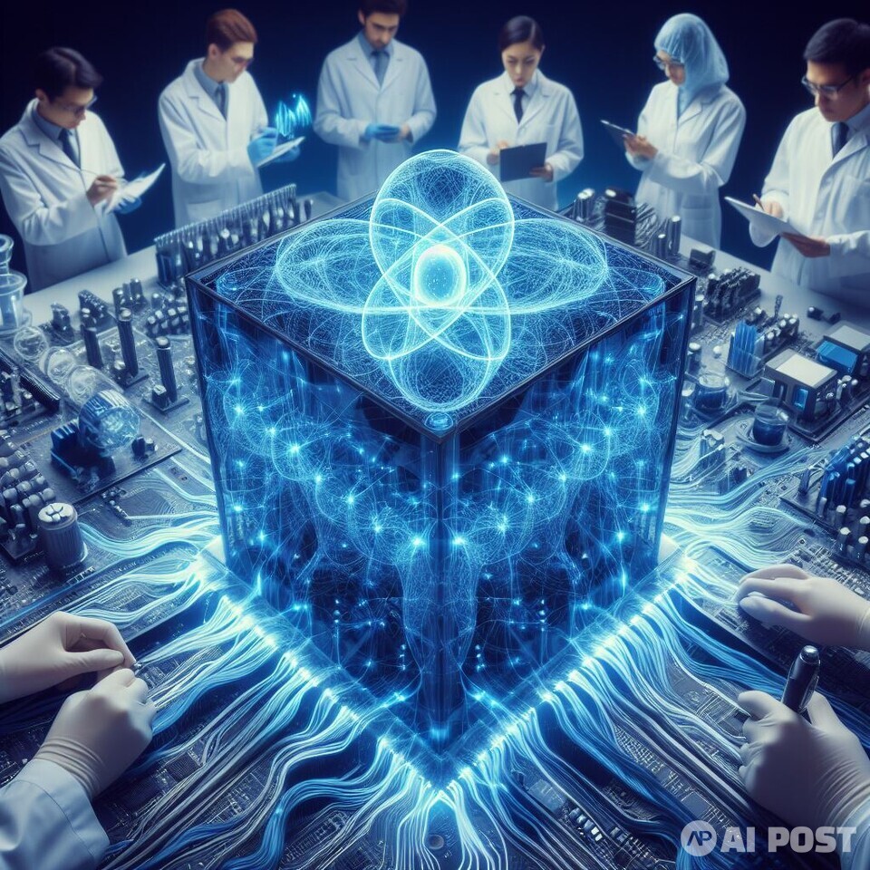 AI가 그린 양자 컴퓨팅 관련 사진. (사진=달리 3)