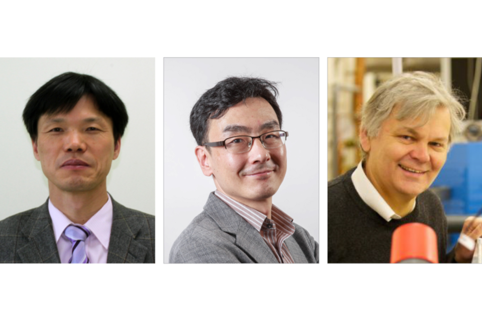 왼쪽부터 GIST 석희용 교수, UNIST 허민섭 교수, 스트라스클라이드 야로스진스키 교수. (사진=지스트)