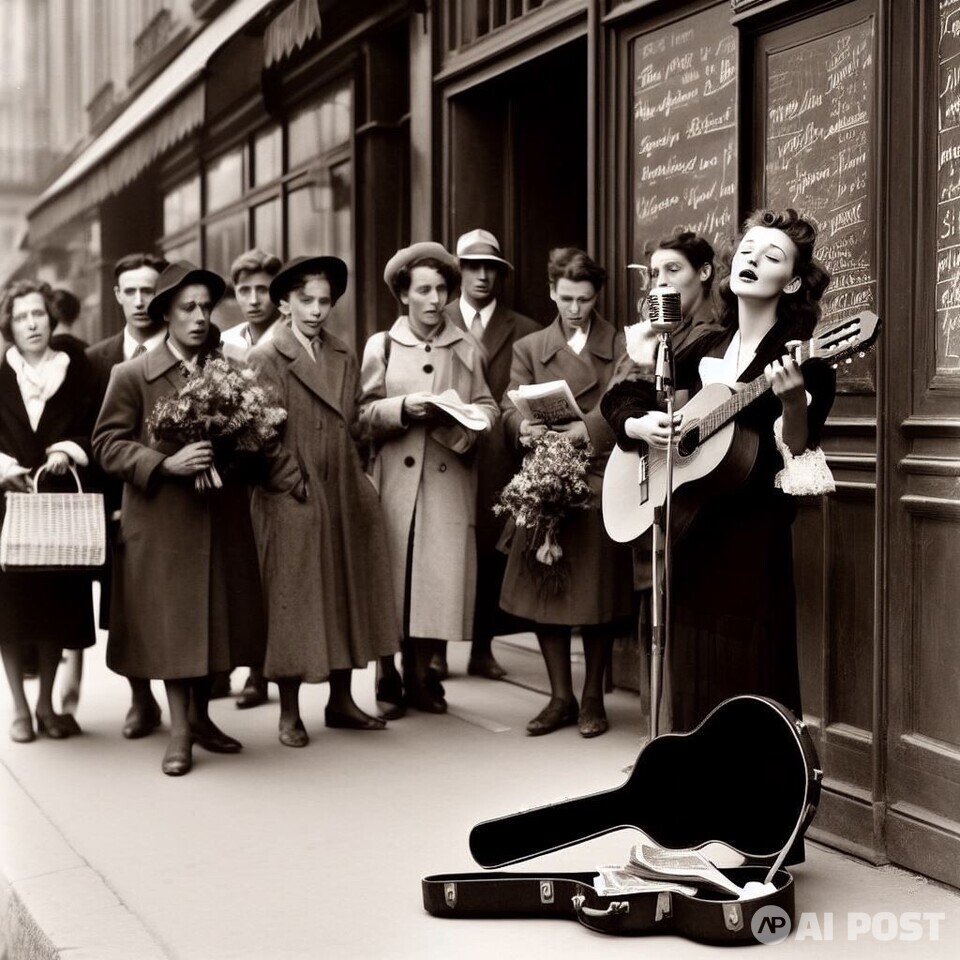 에디트 피아프(Edith Piaf). (사진=달리 3)