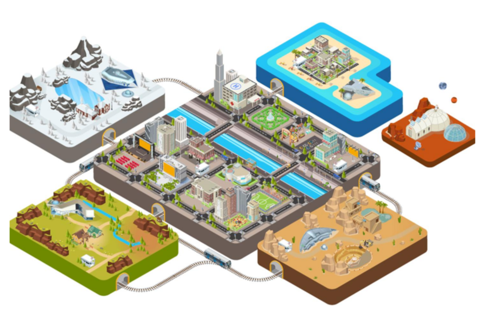 온라인 국립과학관 메타플리 지도. (사진=국립광주과학관)