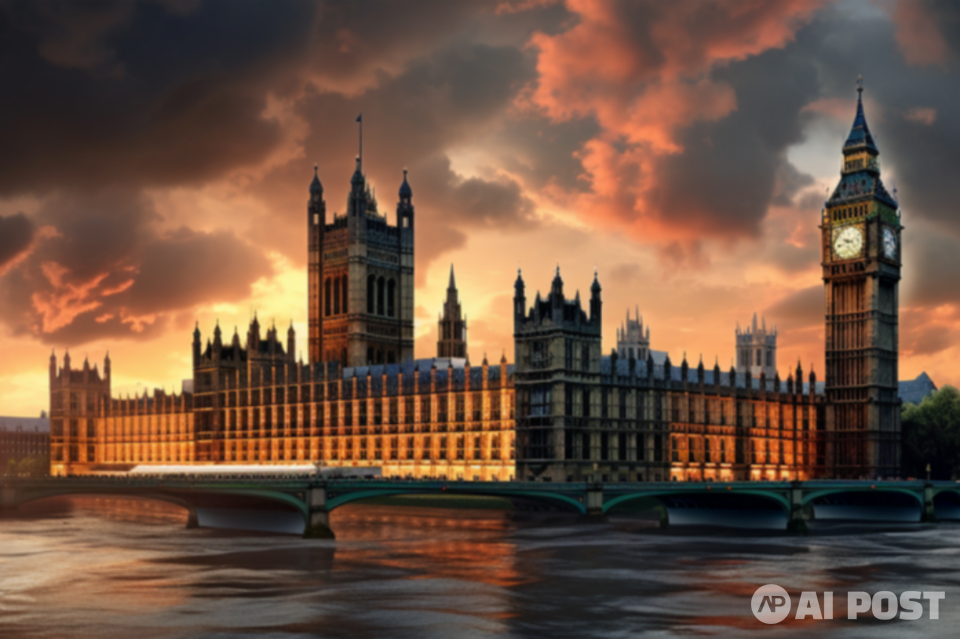 영국 국회의사당. (사진=미드저니)