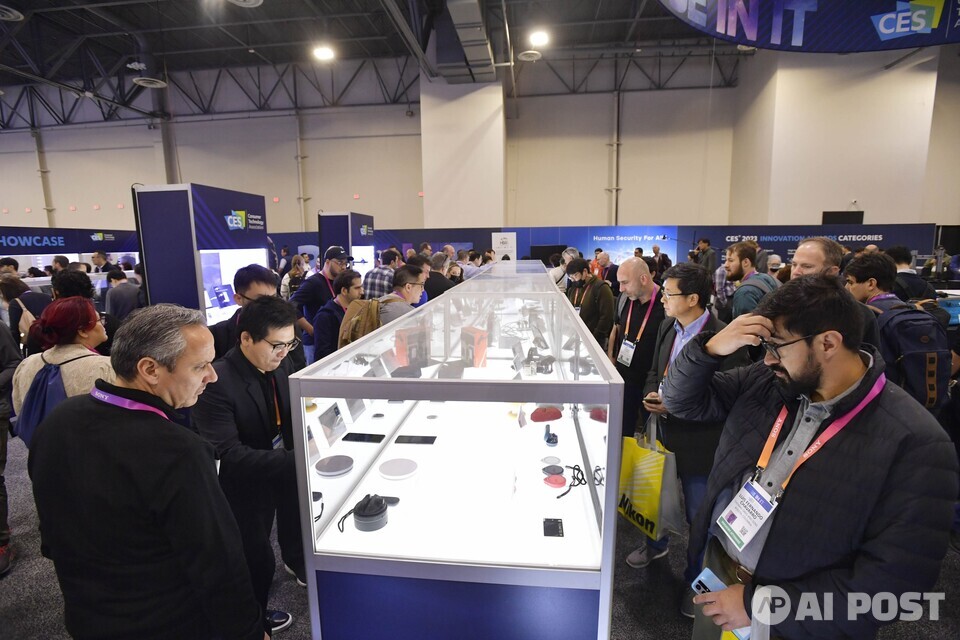 CES 혁신상 수상 기업관. (사진=광주광역시)