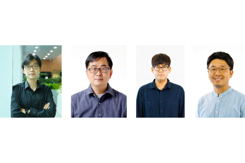 왼쪽부터 GIST 이상한 교수, GIST 김희주 교수, GIST 신소재공학부 최호중 박사, Helmholtz-Zentrum Hereon 서세훈 박사. (사진=지스트)