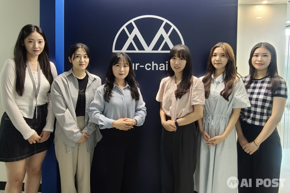 포체인스 R&D센터 연구원들. (사진=포체인스)