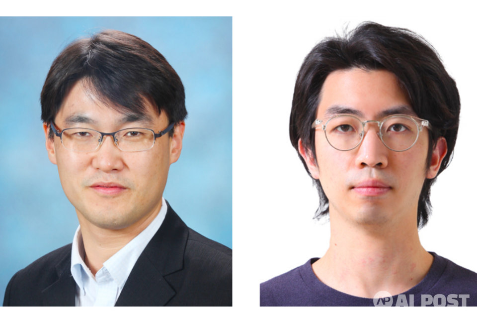 왼쪽부터 윤명한 교수, 김지환 박사. (사진=지스트)