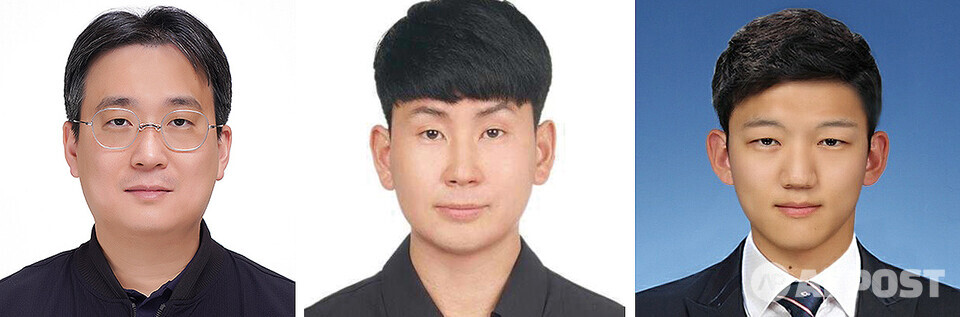 왼쪽부터 오창명 교수, 박지환 박사, 김유민 석박사통합과정생. (사진=지스트)