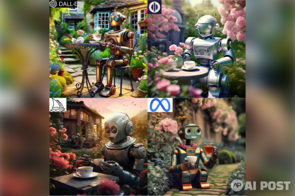 (사진=OpenAI, Midjourney, Meta, Playground AI)