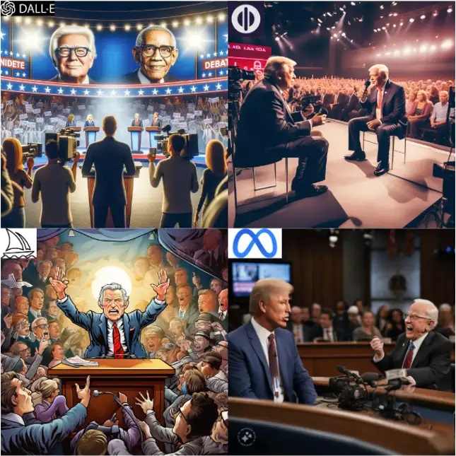 (사진=OpenAI, Midjourney, Meta, Playground AI)