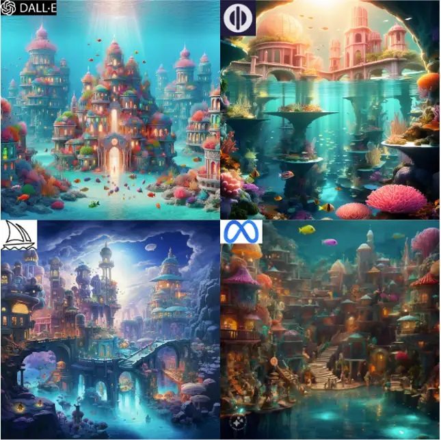 (사진=OpenAI, Midjourney, Meta, Playground AI)