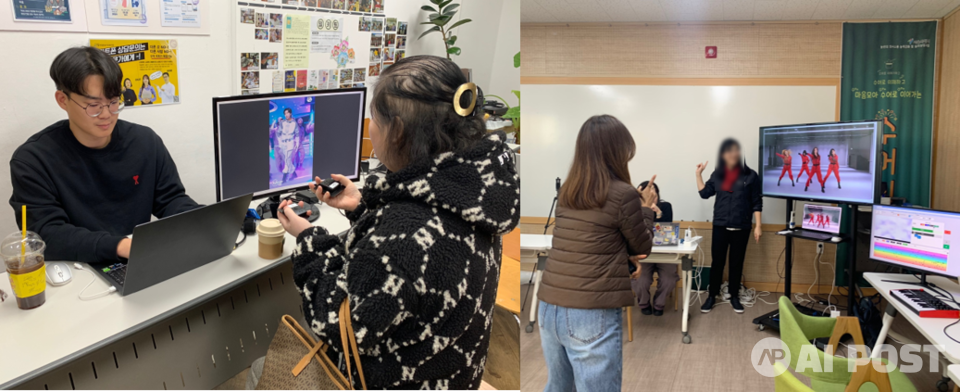 GIST 융합기술학제학부 소속 ‘팀 지스트(team GIST, 연구책임자 홍진혁 교수)’가 주관기관으로 진행한 리빙랩 현장. (사진=지스트)