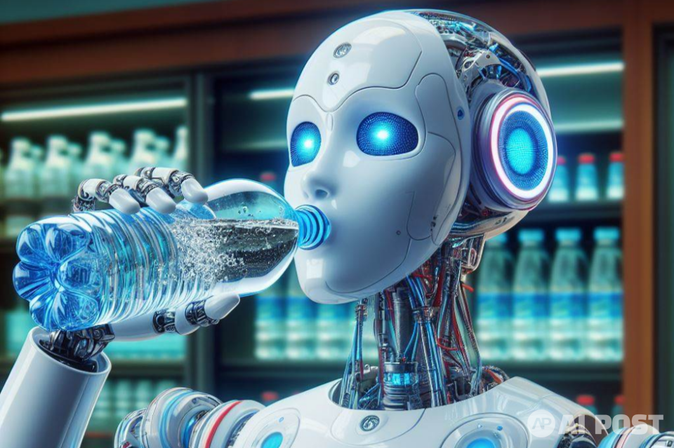 데이터 센터 서버를 24시간 가동하기 위해 엄청난 냉각수가 투입된다. (사진=미드저니)