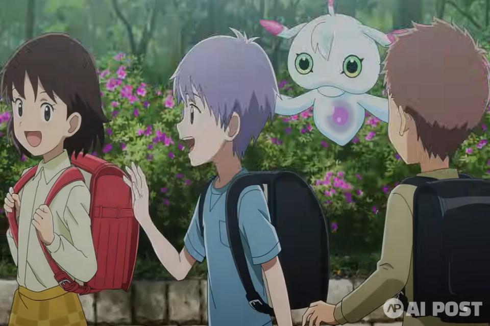 웃코몬은 루이의 주변인들을 '라이어 드림'이라는 능력을 사용해 친구가 될 수 있도록 했다. (사진=토에이 애니메이션 유튜브 공식채널)