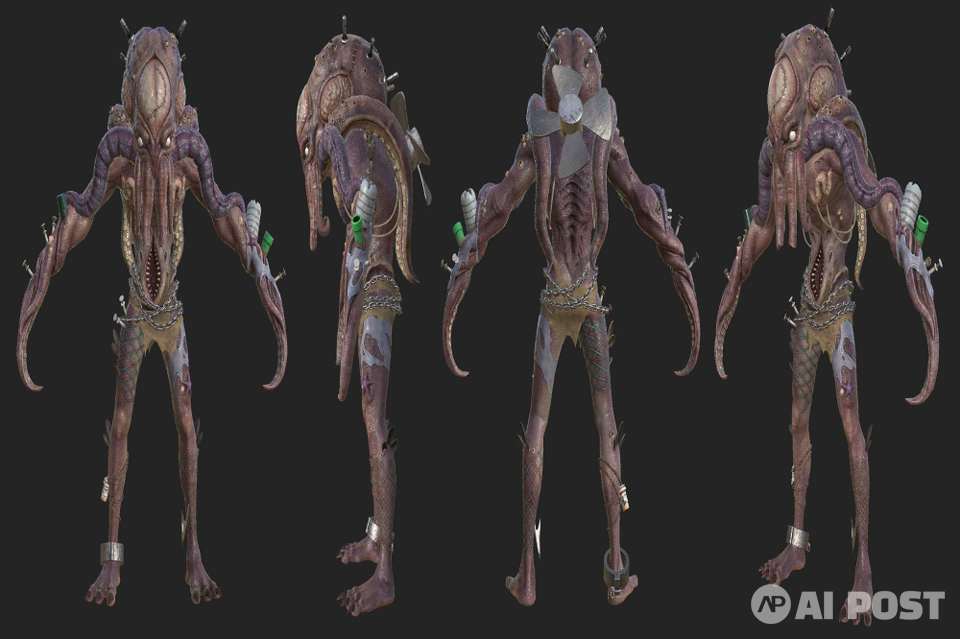 두효제(Vampy)의 영상작품 의 컨셉아트 및 3D모델링. (사진=두효제)