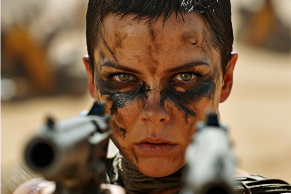 미드저니 V6로 만든 '영화 매드맥스 속 퓨리오사 황제'. (사진=트위터 ai_altdims)