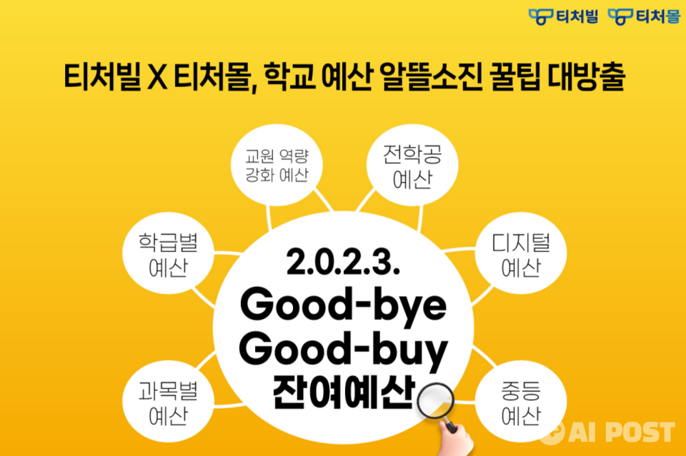 티처빌x티처몰 예산 소진 꿀팁 기획전. (사진=테크빌교육)