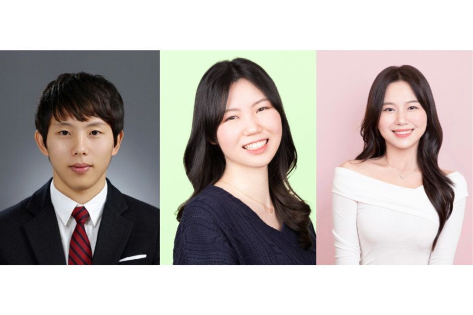 왼쪽부터 신승준씨, 김정서씨, 하유라씨. (사진=광주광역시)