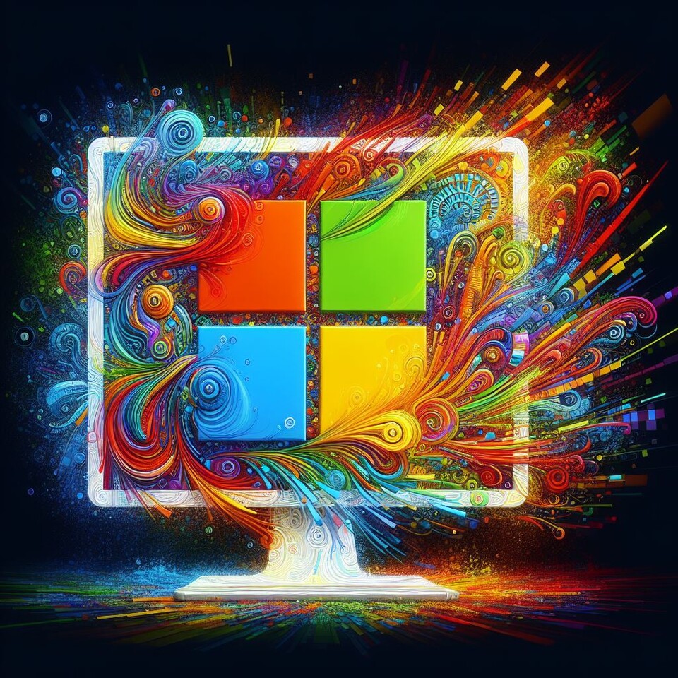 마이크로소프트 로고. (사진=달리3)