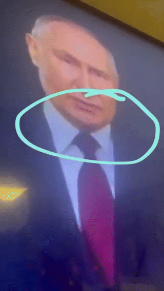 푸틴 대통령 영상이 AI로 제작됐다는 의혹이 커지고 있다. (사진=Henry Quang 엑스)