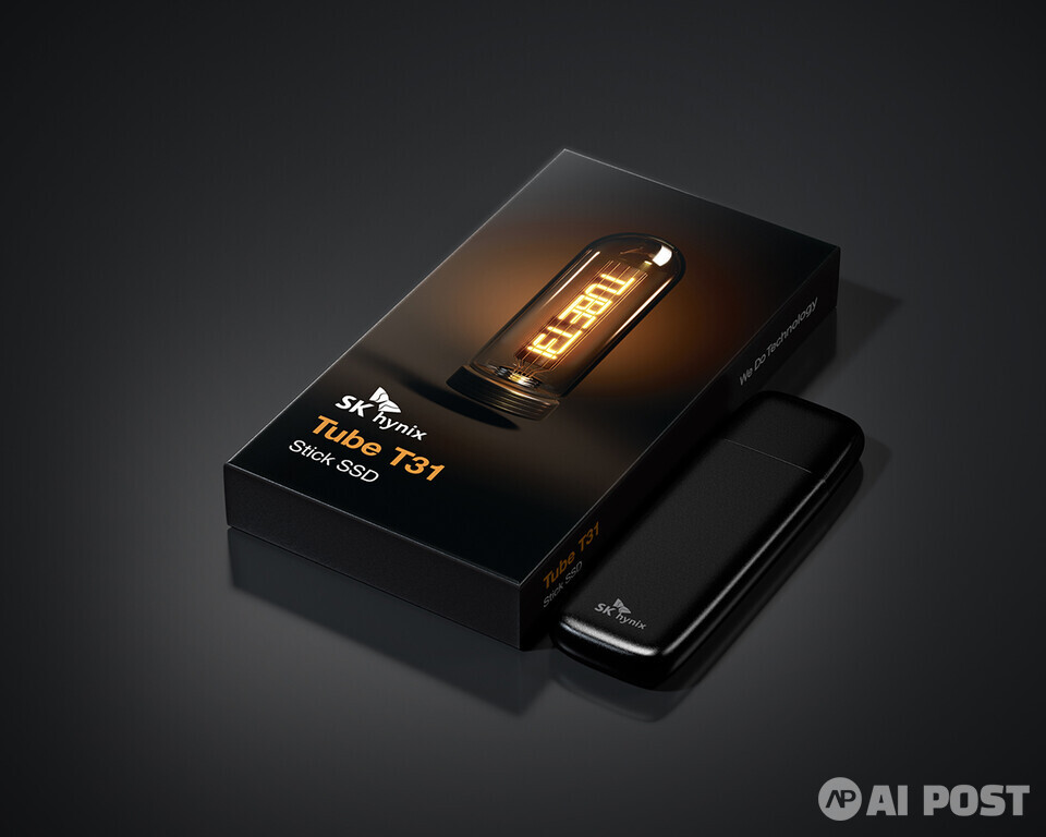고성능 USB 스틱형 SSD ‘Tube T31’. (사진=도우정보)