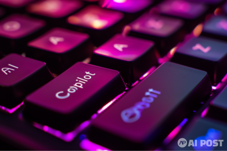 AI가 그린 '코파일럿' 키 적용 예시. (사진=미드저니)