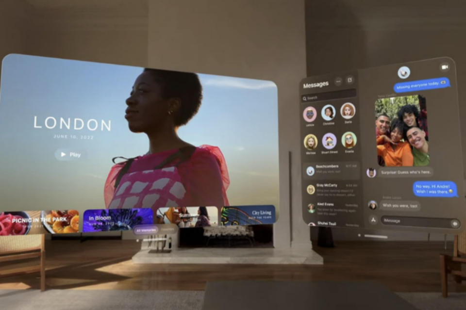 애플의 비전 프로. (사진=애플)