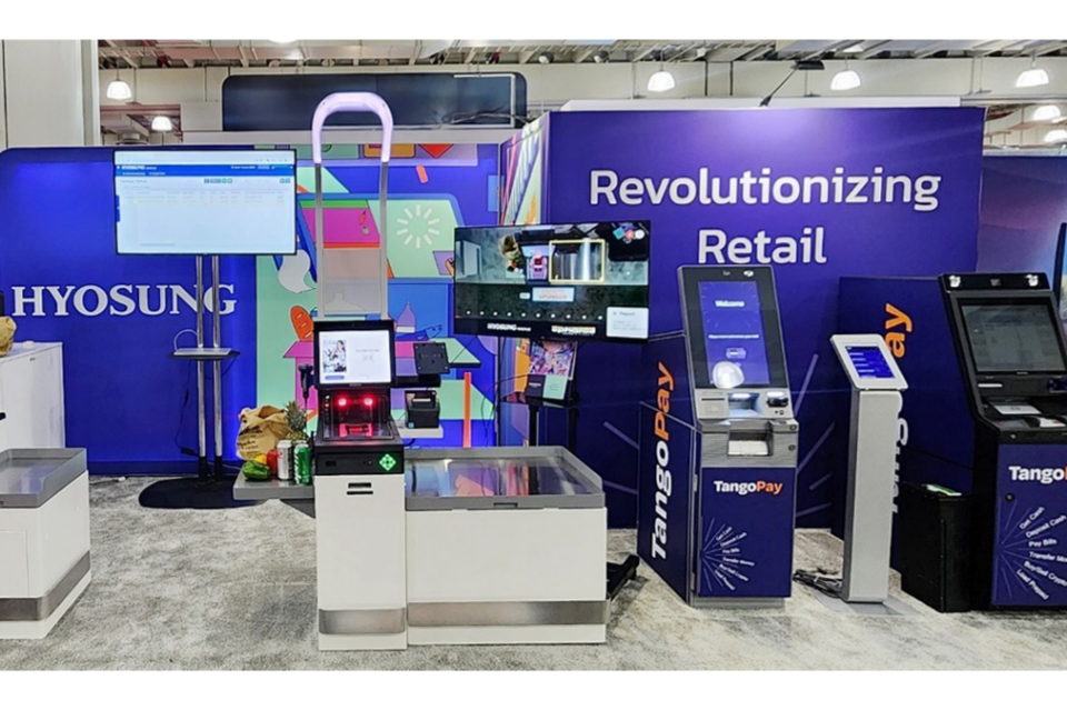 효성티앤에스는 14일부터 16일까지 세계 최대 리테일 유통 전시회인 ‘NRF 2024’에서 부스를 운영했다. (사진=호성티앤에서)