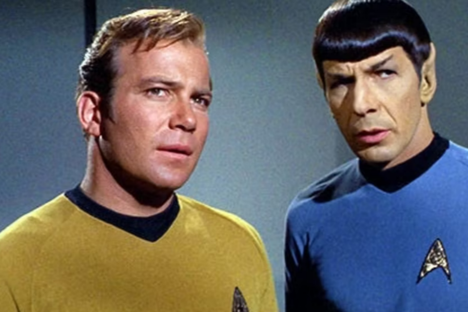 미국 TV드라마 ‘스타트렉’. 윌리엄 샤트너(왼쪽). 