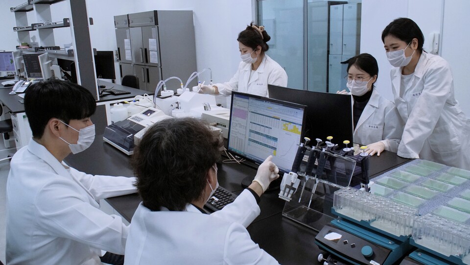 바이오컴 디지털 바이오 대사체 연구소 내부. (사진=바이오컴)