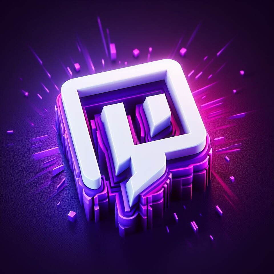 AI가 만든 트위치 로고. (사진=달리 3)