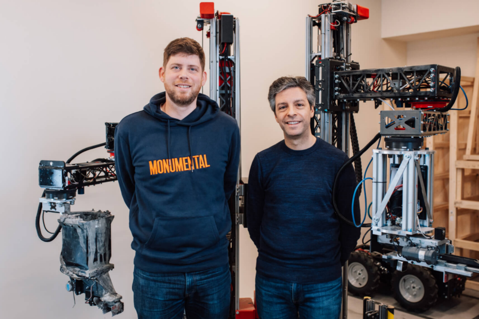 살라르 알 카파지 CEO(오른쪽)과 CTO(사진=모뉴멘탈)