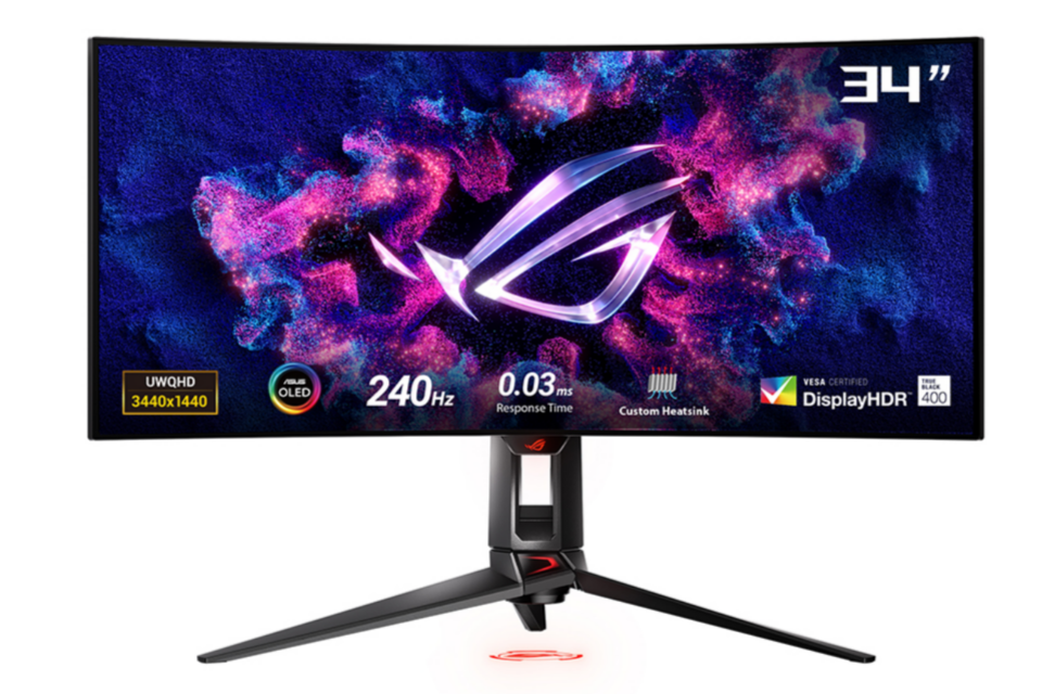 게이밍 모니터 ROG Swift OLED PG34WCDM. (사진=에이수스)