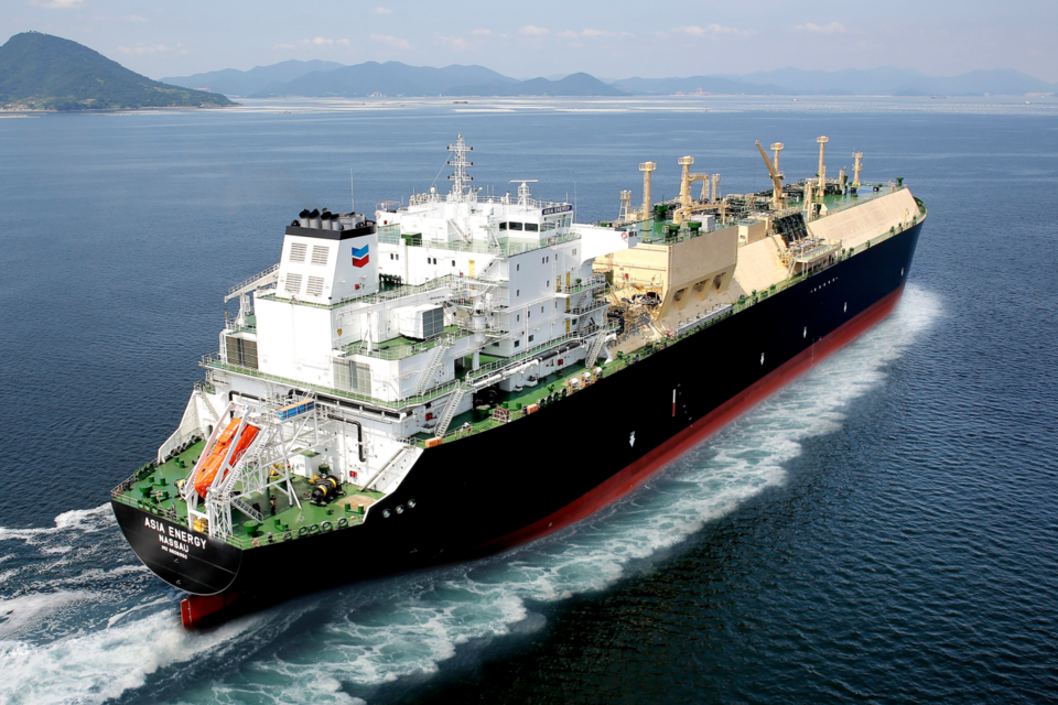 HD현대마린솔루션과 셰브론이 저탄소 선박으로 개조하기로 한 16만 입방미터급 LNG운반선 아시아 에너지호(Asia Energy). (사진=HD현대마린솔루션)