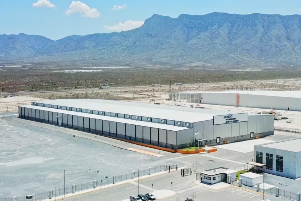 멕시코 구동모터코아 생산법인 1공장과 건설 예정인 2공장 부지. (사진=포스코인터내셔널)