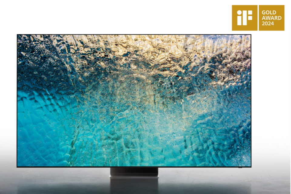 금상을 수상한 삼성 OLED TV(S95C) 제품. (사진=삼성전자)