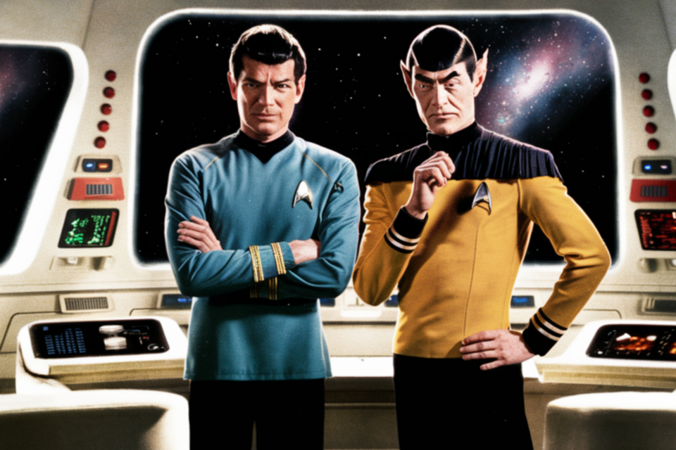 AI가 그린 스타트렉 캐릭터. (사진=이디오그램)