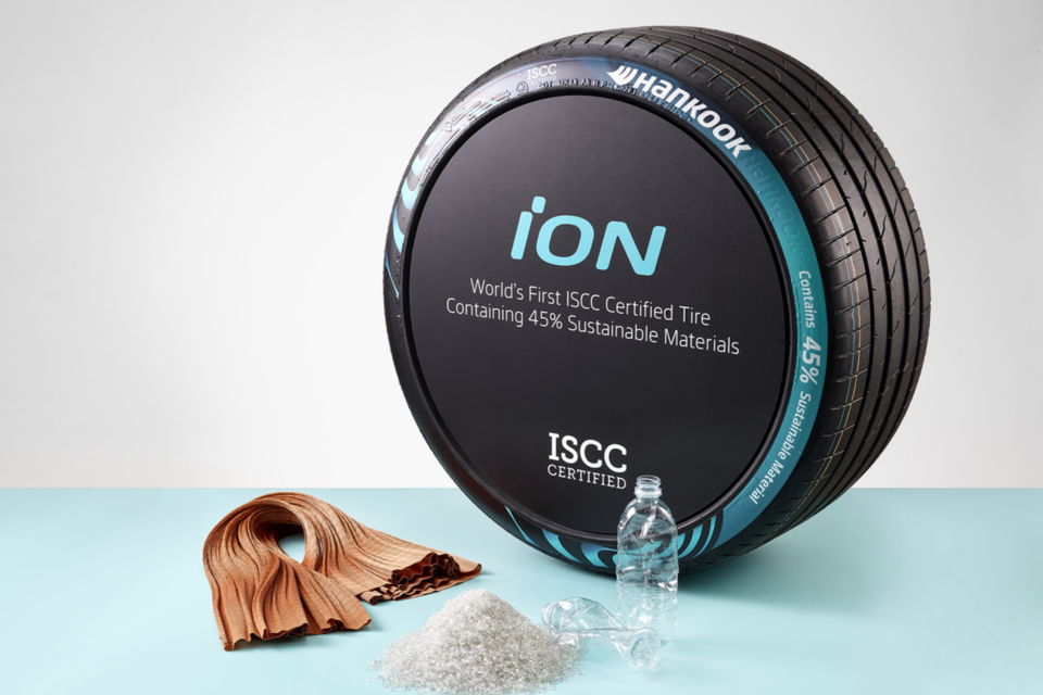 SK케미칼, 효성첨단소재, 한국타이어가 상업화한 지속가능 타이어. (사진=효성첨단소재)