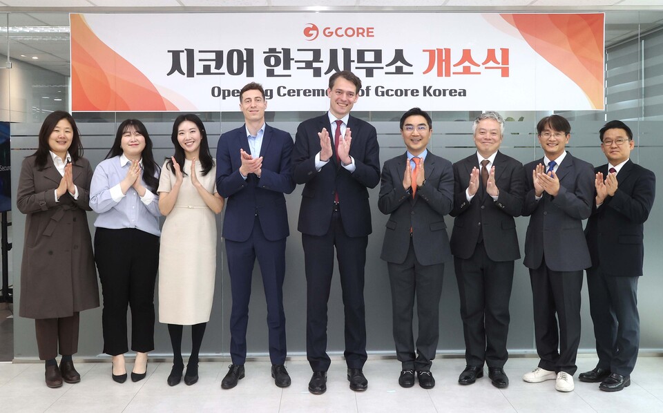 개소식 기념촬영. (사진=지코어)