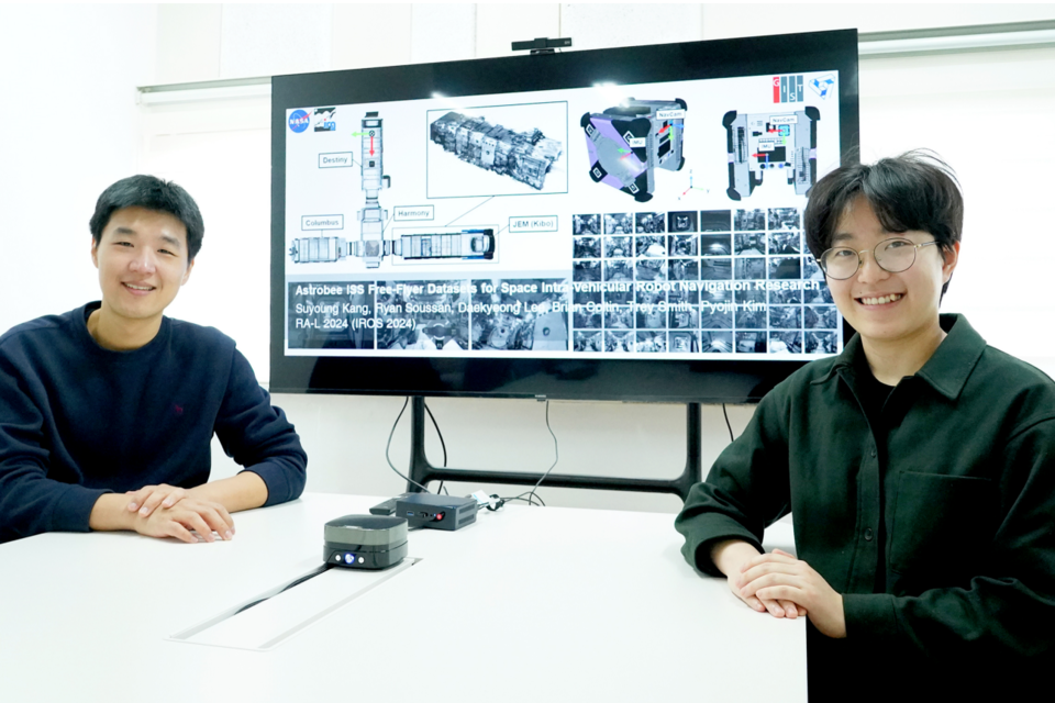 왼쪽부터 GIST 기계공학부 김표진 교수, 숙명여자대학교 강수영 제1저자. (사진=지스트)