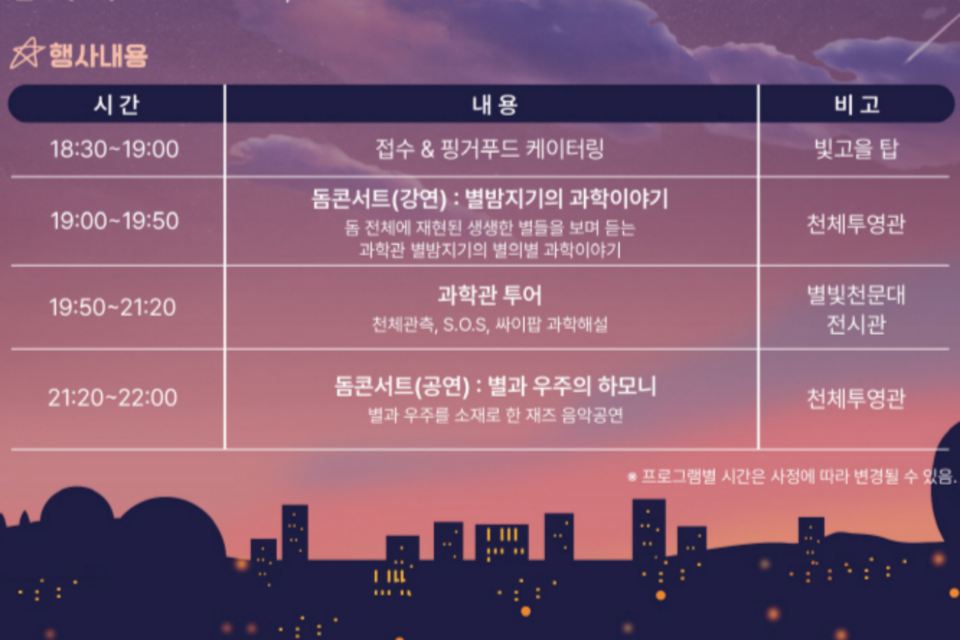 제7회 사이언스 나이트 페스티벌 포스터. (사진=국립광주과학관)