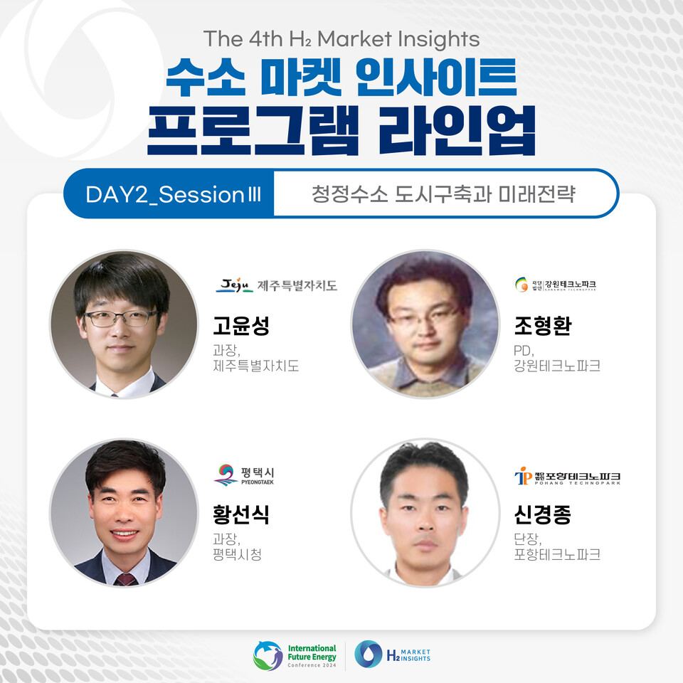 H2MI 연사 라인업. (사진=수소 마켓 인사이트 사무국)