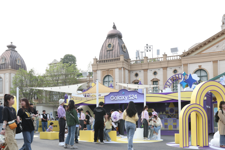 에버랜드에 마련된 ‘갤럭시 스튜디오 Photo’ 전경. (사진=삼성전자)
