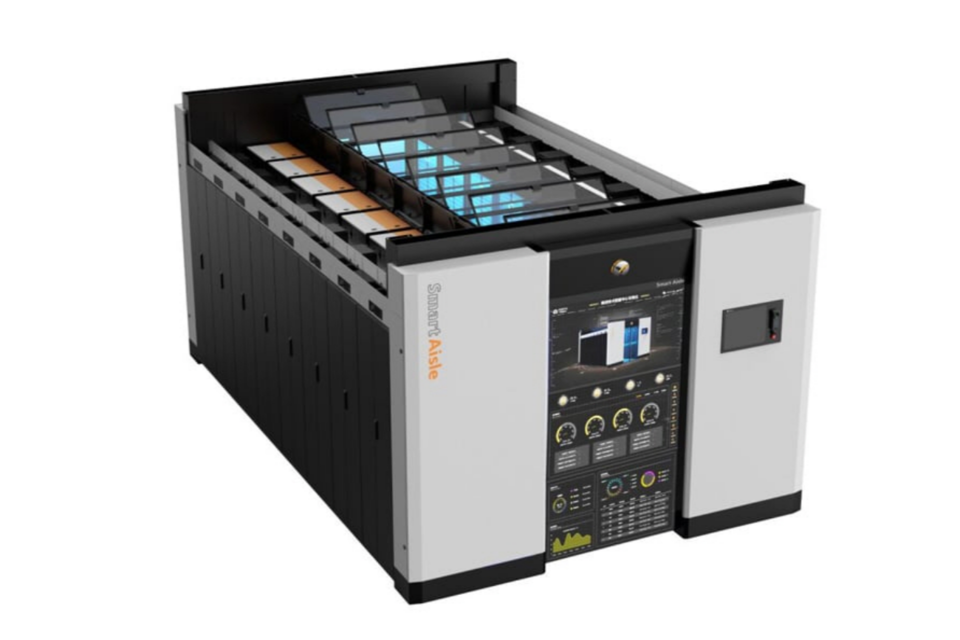 버티브, 인공지능 기능의 차세대 마이크로 모듈형 데이터센터 스마트아일 3(SmartAisle™ 3) 출시. (사진=버티브)